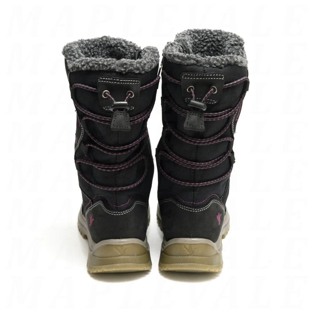 Santana Canada Mayer 2 Womens US Sz 11 / EU 42 Black Leather Winter Snow Boots